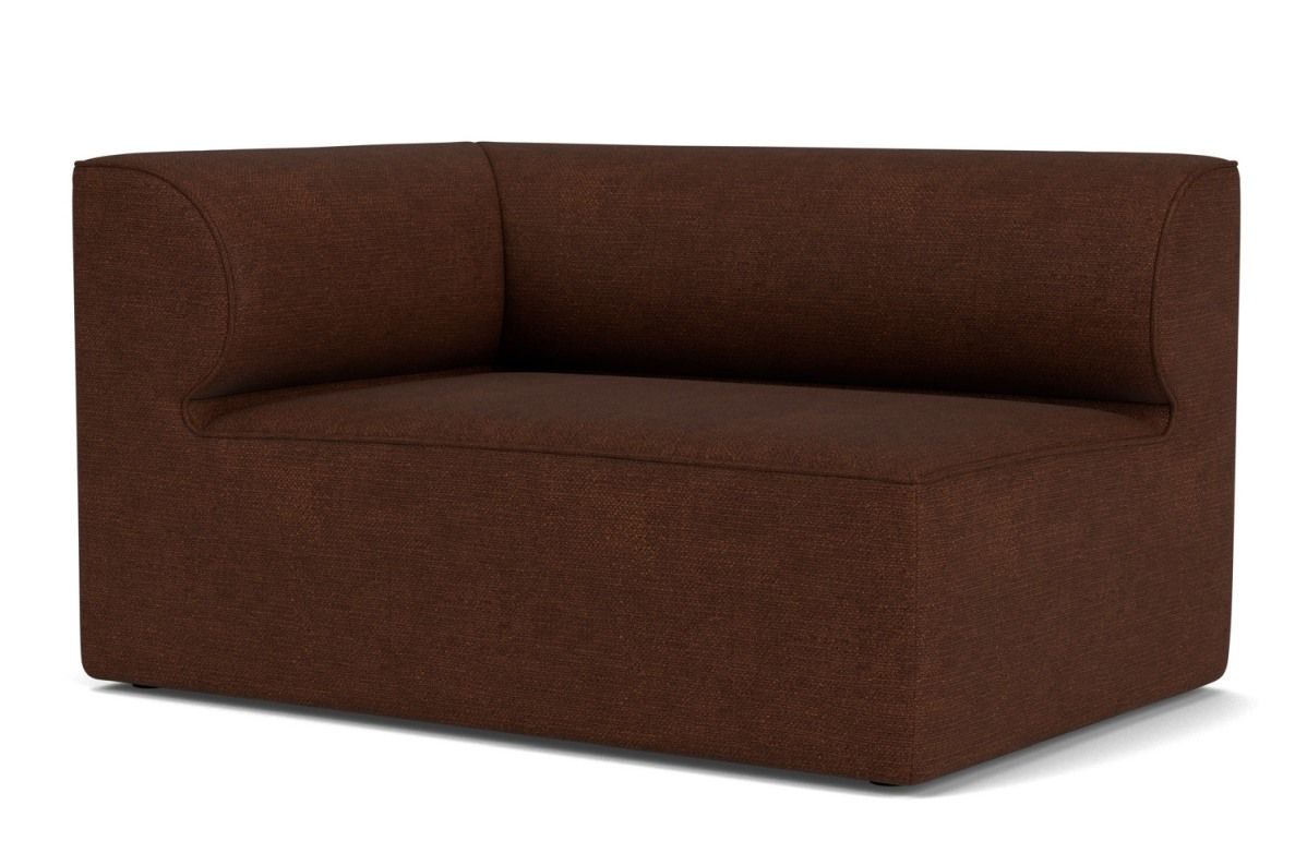 Braunes Eave Modular Sofa Eckelement von Audo Copenhagen, modernes Ecksofa für Wohnzimmer und Lounges.