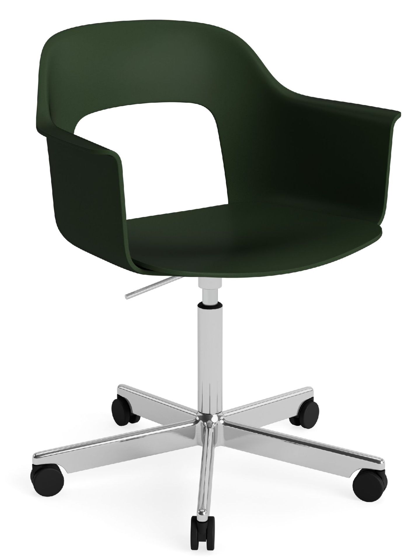 Layout Armchair 241 Fauteuil met 5-sterrenvoet, draaimechanisme met gasveer Hay