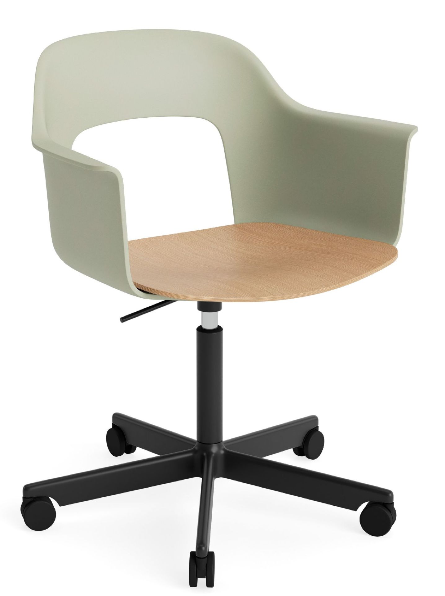 Layout Armchair 242 Fauteuil met 4-sterrenvoet, gasveer en draaifunctie Hay