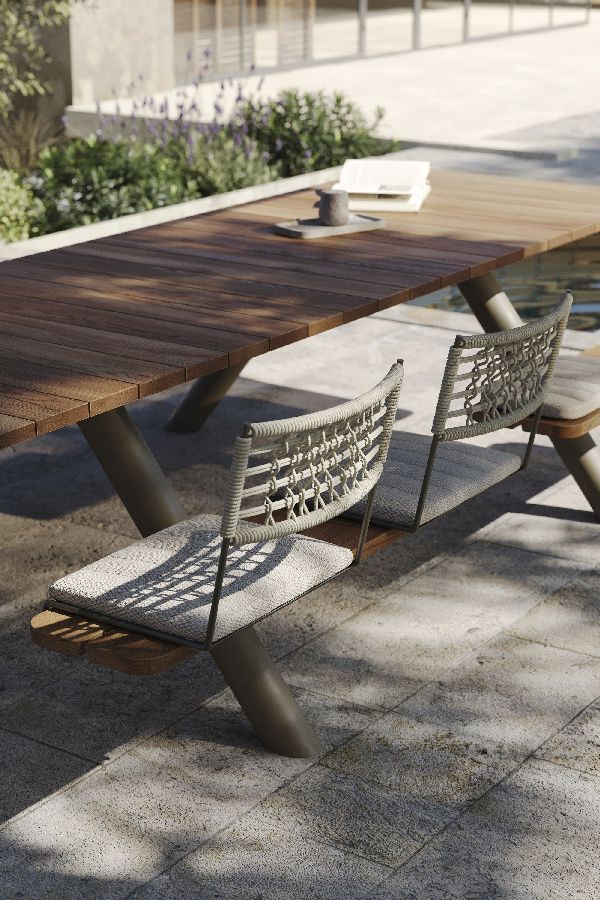 Panigiri-picknicktafel en -bankcombinatie voor buiten Extremis