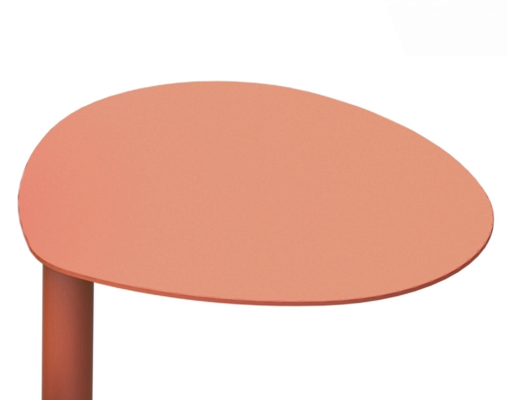Orangefarbener Easy Boy Beistelltisch von Segis, moderne Möbel für Wohnzimmer und Büro.